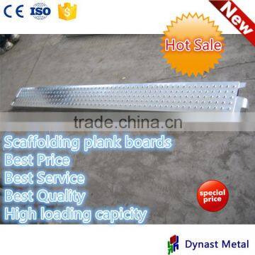 USA standard ISO used for types of cuplock scaffolding 9 inch width Q235 hot dip galvanized scaffolding steel plank walk board