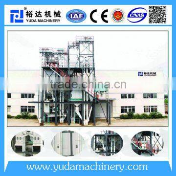 compact 0.5-1TPH poultry feed line