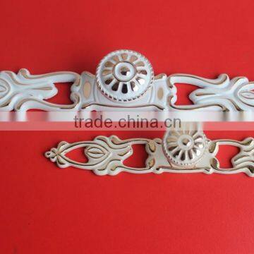 Flower Style Ivory Zinc Alloy Cabinet Knob for Drawer/Dresser/Closet