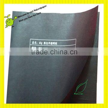 40g black glassine paper food grade from china supplier