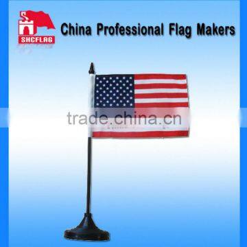 Different Kinds Of Desk Flags/Wooden Flag Pole And Stand Table Flag