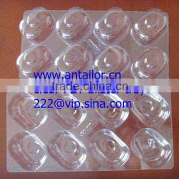 clear PET vacuum formed blister cover tray