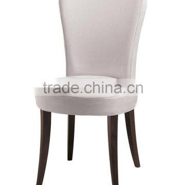 Modern wooden fabric armless chair used for bar/restaurant/hotel