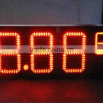 Hot alibaba high brightness outdoor gas station led price display