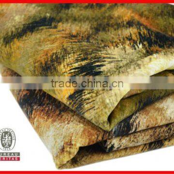 Animal Skin Design Digital Printed Velvet