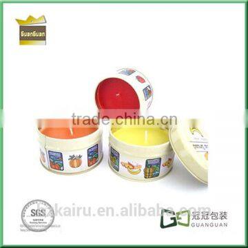 Tinplate Metal Large Candle Tin