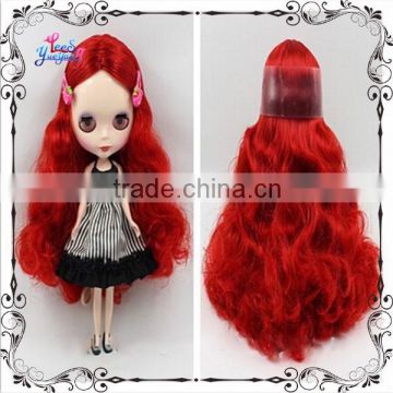 New style long red deep curly neo blythe doll wigs