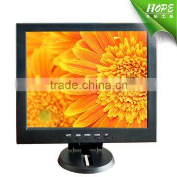 High quality colorful 4:3 dc12v wall mount desktop 12inch used lcd monitor