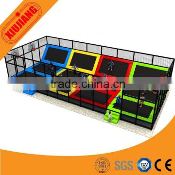 indoor sofe play equipment mat park trampoline with foam pit for sale