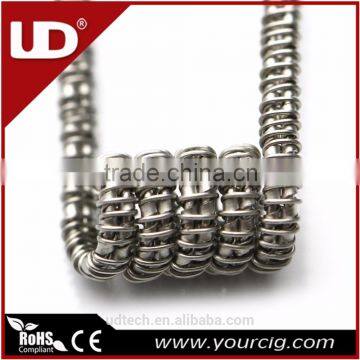 UD prebuilt clapton coils staggered fused clapton coil wire