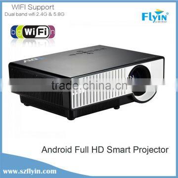 High Definition ,1080p Portable built-in android 4.4 OS system Home Video hd Projector