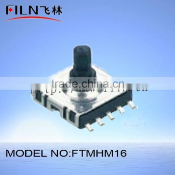 FTMHM16 10*10mm 4-direction & center-push tact switch smd