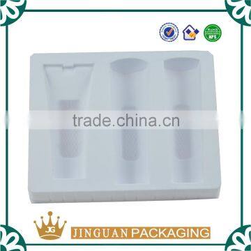 China high quality PS flocking blister tray for cosmetic product packaging