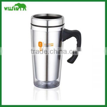 Manufacturer cheap stainless steel coffee thermal travel mug