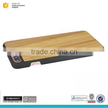 5.5 Inch Bamboo Mobile Phone Case for Iphone 7plus Mobile Phone Cover