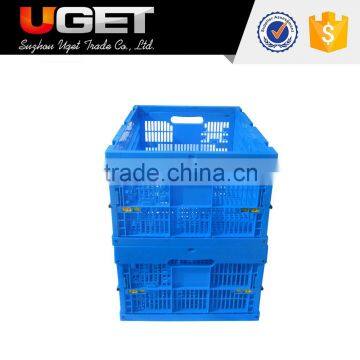 Eco-Friendly Recyclable Stackable Vented Folding Plastic Crate photo-4