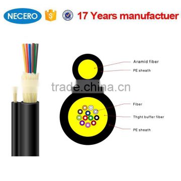 Single Mode 4 8 12 24 core Figure 8 Armoured Optical Fiber Cable for Congo cabling systems