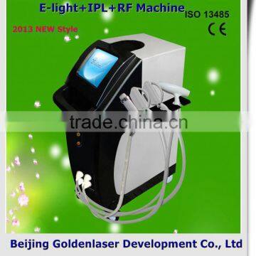 Salon 2013 Importer E-light+IPL+RF Machine Beauty Equipment Hair Removal Wholesale Tria Laser Hair Removal 1-50J/cm2