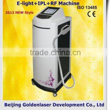 2013 laser tattoo removal slimming machine cavitation E-light+IPL+RF machine shenzhen digital hair removal machine