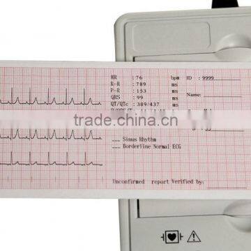 Portable Digital 3-channel Color Electrocardiograph ECG EKG photo-3