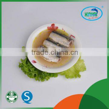 Snack foods instant canned mackerel fish