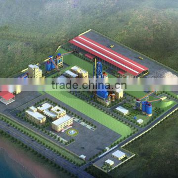 complete cement plant with big capacity and coal power plant for sale