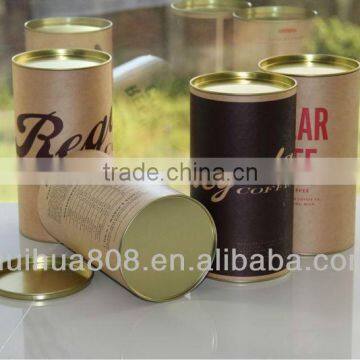 Wine packaging can hot stamping composite paper cans