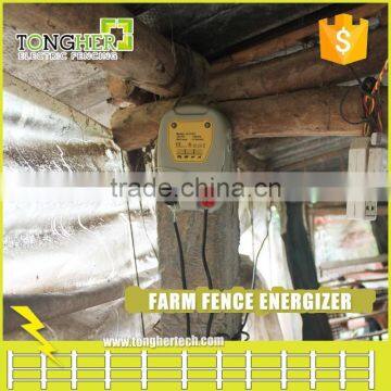 0.5 Joule Battery Power Livestock Electric Farm Fence Energiser With Adapter