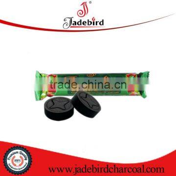 Low ash apple flavor star charcoal for tobacco shisha