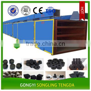 Mesh belt dryer for charcoal briquette