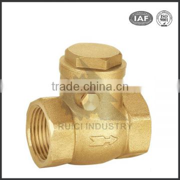 China Custom Cast Brass butt welded threaded Swing Check Valve