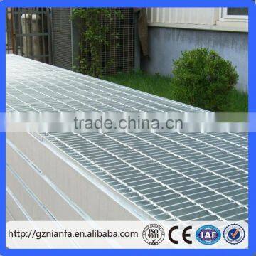 Hot galvanized walkway grating/galvanized open mesh steel flooring grid(Guangzhou Factory)