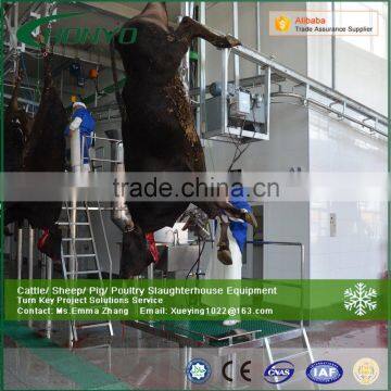 Halal semi-automatic australia cattle cow slaughtering equipment slaughterhouse machine