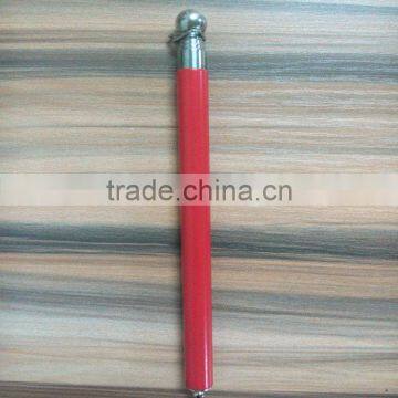 Factory supply new design handheld Extendable stainless steel flagpole with colorful handle ,portable flagpole