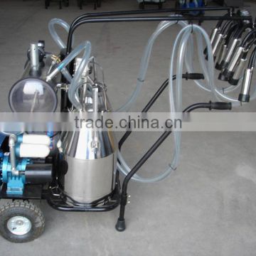 single cow portable milking machine/transportation trolley