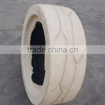 Scissor Lift Solid Tire Wheel Manufacturer China 10-16.5 12x4 323x100 photo-4