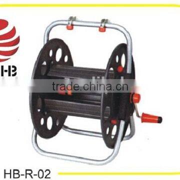 Steel tubular frame with powder coating finish portable water hose reel