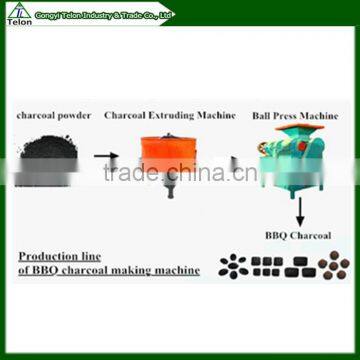 Sawdust briquette charcoal making machine ball press machine
