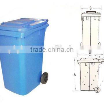 240L Plastic Trash Bin With Wheel photo-4