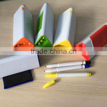 3 in 1 Highlighter Set With Led and Phone Holder/multi Colored Highlighter Pen photo-5