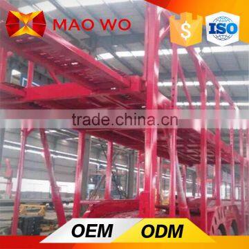 2 Axle Vehicle Car Transport Semi Truck Trailer for Sale photo-3