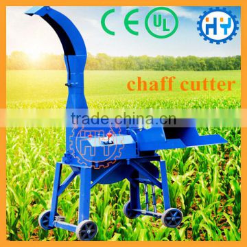 Small manual feeding ensiling chaff cutter for hay