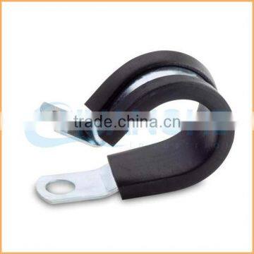 China manufacture best quality rubber coated r style hose clamp