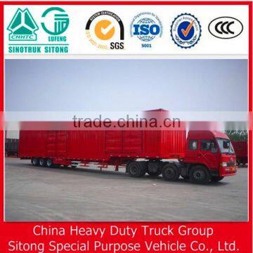Enclosed Box Semi-Trailer/Curtin Side Trailer For 20-60 Tons Heavy Duty Transport photo-2