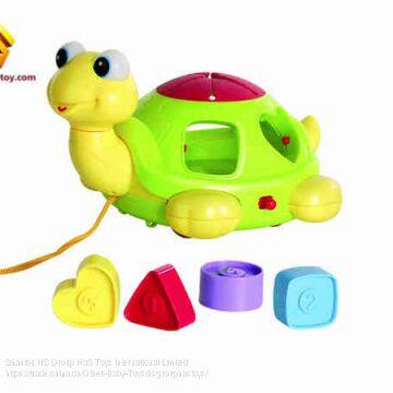 HS Group Ha\'S HaS toys Drag Toys cartoon animal turttle ladybug for kids