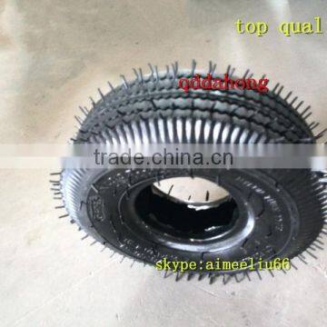 Hand Trolley and Garden Cart Wheels Rubber Tyre 4.10/3.50-4 photo-2