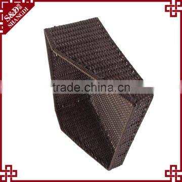 China Supplier Direct Sale Supermarket Fruit and Vegetable Display Rack With Rattan Basket photo-5