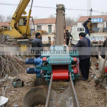 CE certificate shandong used wood drum chipper