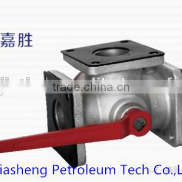 Fuel Tanker Aluminium 3 Way Ball Valve