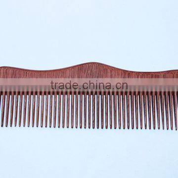 Ortable Anti-static Health Care Hair Silky Peach Wooden Comb photo-2